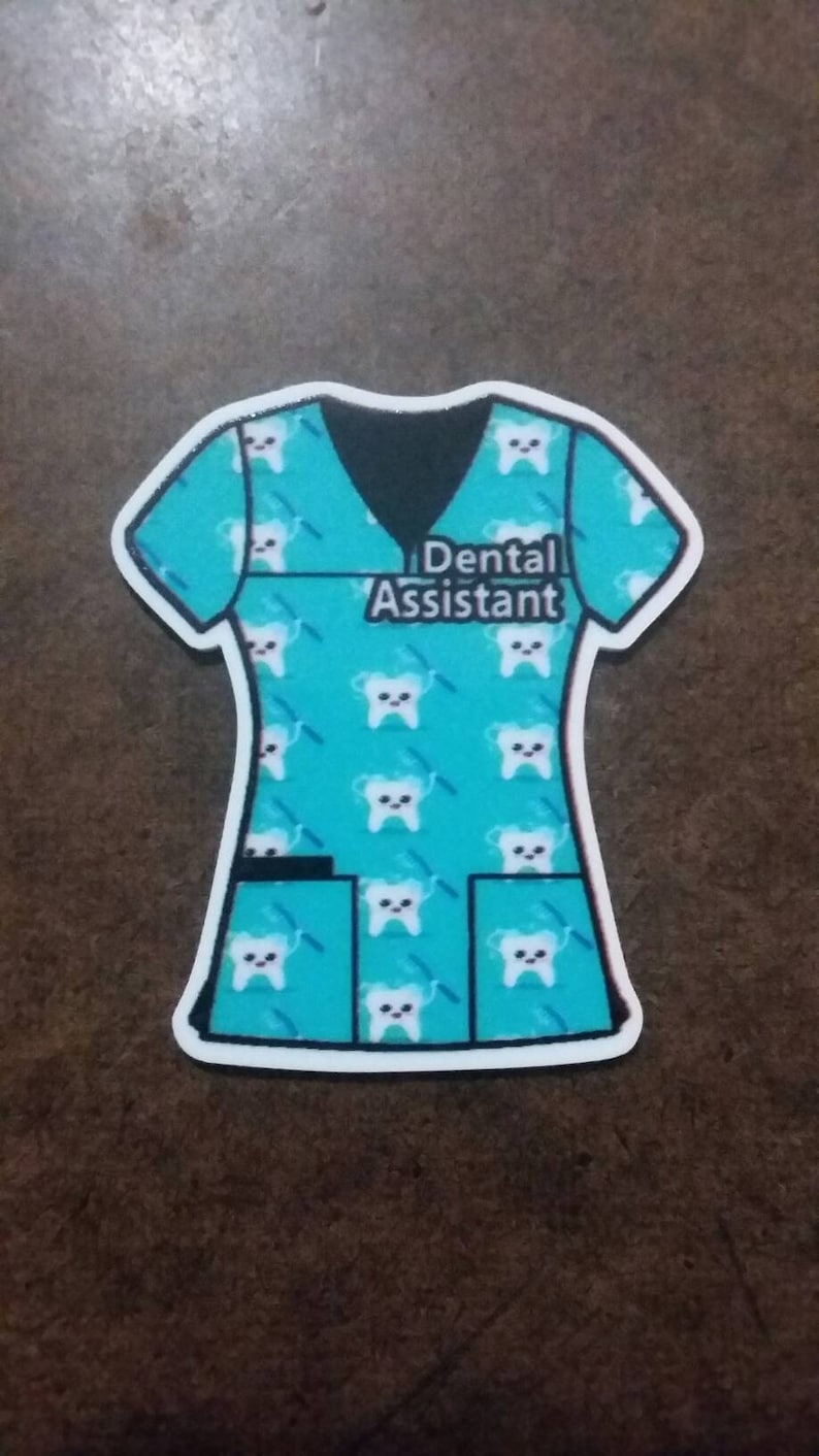 1 Piece Medical Theme Planar Flatback Cabochon Dental Assistant Nurse Uniform 47\u00d741mm