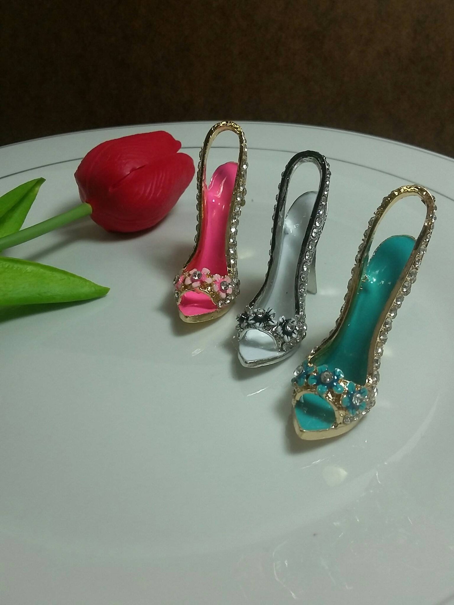 elegant silver heels