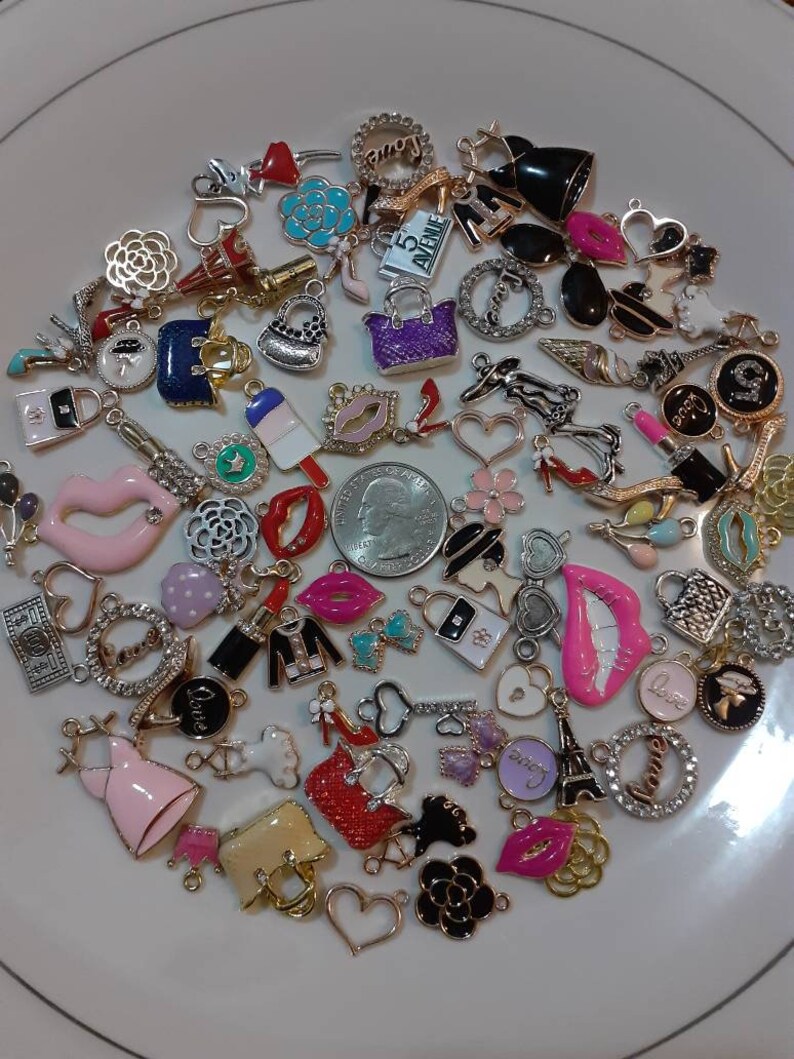 Bulk Charms 2 Oz 56 grams/Bag Prepacked Small Alloy Premium Etsy