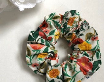 Scrunchie - Multi Floral - Rifle Paper Co Fabric
