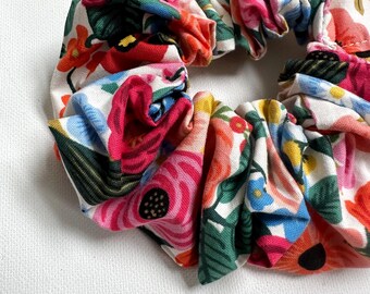 Scrunchie - Multi Floral - Rifle Paper Co Fabric