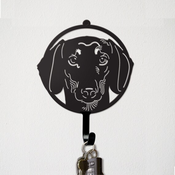 Personalized Custom Dachshund Wiener Dog 1 Line Purse Bag Hanger Holder Hook