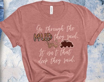 SXS Shirt, Mudding Shirt, Cute Mudding Shirt, UTV Shirt, Off Road Shirt, 4x4 Shirt, Side by Side Shirt, RZR Shirt, Plus Size 2XL 3XL