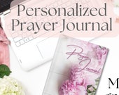 PERSONALIZED Prayer Journal for Spiritual Growth Inspirational Notebook Customizable Gratitude Journal Daily Devotional Christian Mom Gift