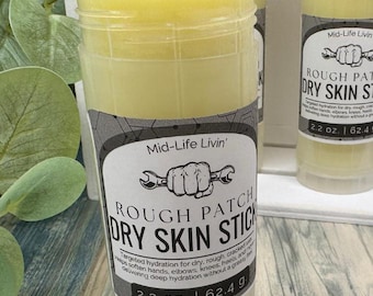 Lotion Stick for Men Dry Skin Solid Lotion, Hand & Heel Balm Solid Lotion Stick for Cracked Skin, Shea Butter Beeswax Balm, Travel Size