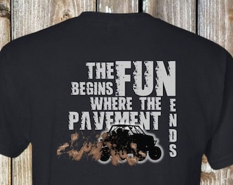 BACK Graphic SXS Shirts, Side by Side Shirts, Mudding Shirt, Funny Mud Shirt, utv Shirt, Off Road Riding Shirt, 4x4 Shirt, RZR Shirts