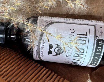 Beard Care Set - Beard Hair Growth Oils & Beard Comb - Viking Beard Oil Kit Gift for Men Grooming Set - Argan Black Castor Jojoba Patchouli