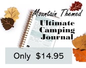 Camping Journal Planner Camping Memories Journal RV journal camping campground log camping memories notebook printable camping journal print