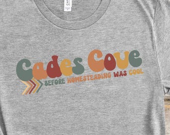 Smoky Mountains Shirt, retro shirt, Great Smoky National Park shirt, Tennessee Shirt, Gatlinburg Trip Shirt. Homestead Cades Cove t-shirt