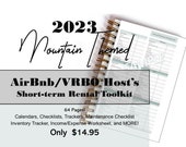 AirBnb VRBO Host Short-term Rental Property Planner & Toolkit - Checklist Tracker Planner Spreadsheet