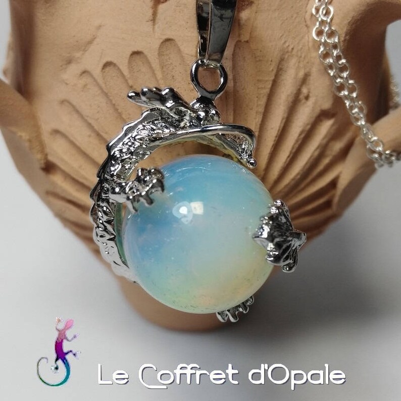 Collier de perles en filigrane argent - France
