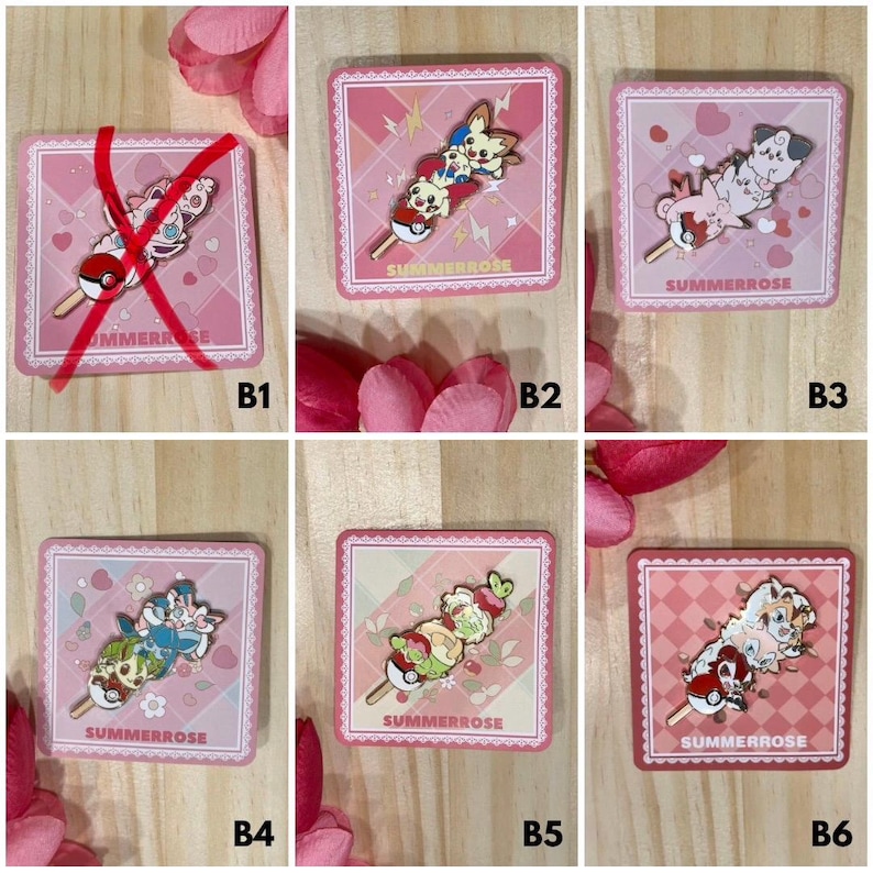 Skewer Dango Pokemon Evolution Enamel Pin image 3