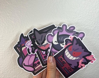 Gengar evolution stickers