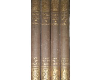 Wonderful Britain Illustrated, Volumes 1-4 (4 Books)