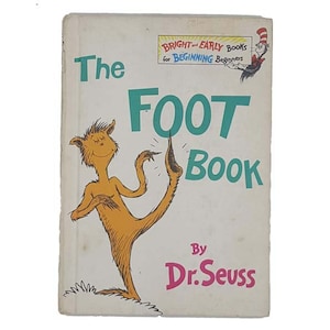 Dr. Seuss' The Foot Book - Random House 1968