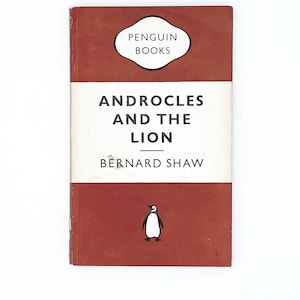 Vintage Penguin Bernard Shaw&#39;s Androcles and the Lion 1954