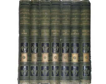 Cassell’s Encyclopedia: A Storehouse of General Information, Vols 1-7  (7 Books)
