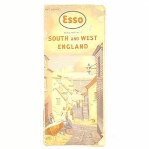 Kaarten: Zuid- en West-Engeland - Esso