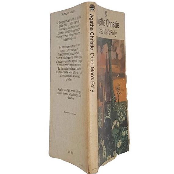 Dead Man's Folly D'Agatha Christie - édition Fontana 1960, 1er Tirage Poche