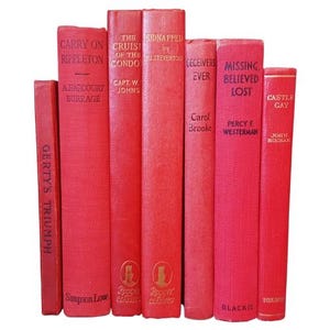 Books By The Foot: Red Collection
