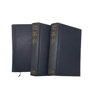 Hugh Walpole's The Herries Chronicles, 1935 (3 Black Leather Books) image 4