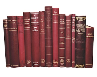 Books by the Metre: Vintage Burgundy