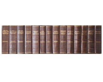 Charles Dickens' Collected Works - Odhams (14 Brown Books)