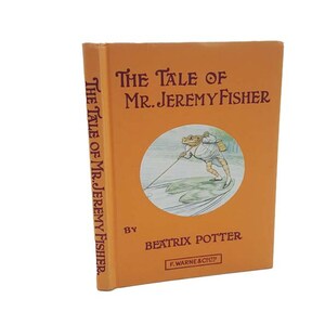 Beatrix Potter’s The Tale of Jeremy Fisher - Orange Cover No dj