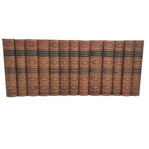 Charles Dickens Collected Works - Chapman and Hall, Leather (13 Books)