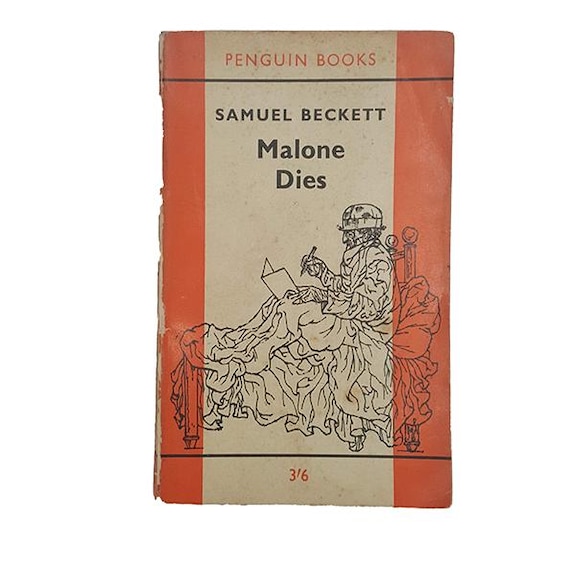 Malone Dies Samuel Beckett 洋書 Malone Dies by Samuel Beckett - Penguin, 1962 - Etsy