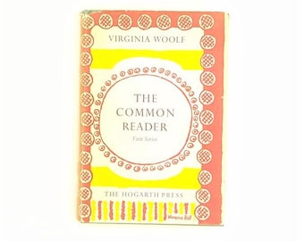 Virginia Woolf's The Common Reader First Series 1962