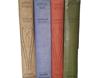 La serie completa de Mujercitas de Louisa May Alcott, libros 1-4 (4 libros)