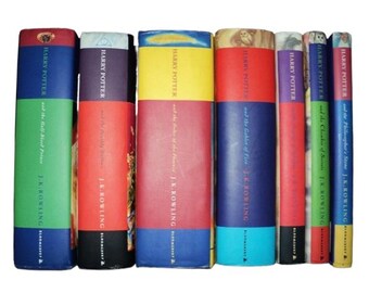 Serie de Harry Potter, volúmenes 1-7, de J. K. Rowling - Bloomsbury, 1997-2007 (7 tomos de tapa dura)