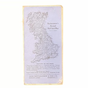 Bartholomews Karten N. Shropshire (Blatt 23)