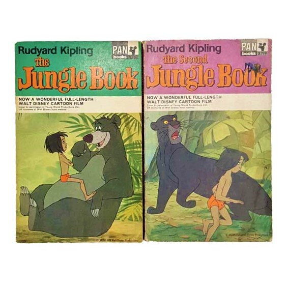 The Jungle Book 1 & 2 by Rudyard Kipling 1967 - Etsy Israel