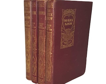 R. L. Stevensons samlade verk - Cassell, ca 1911 (4 böcker)