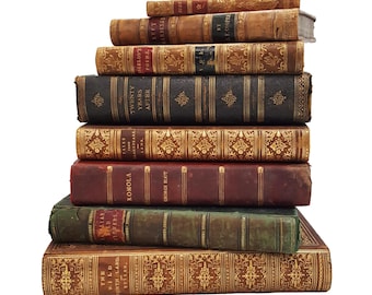 Books By The Foot: Leather-Bound