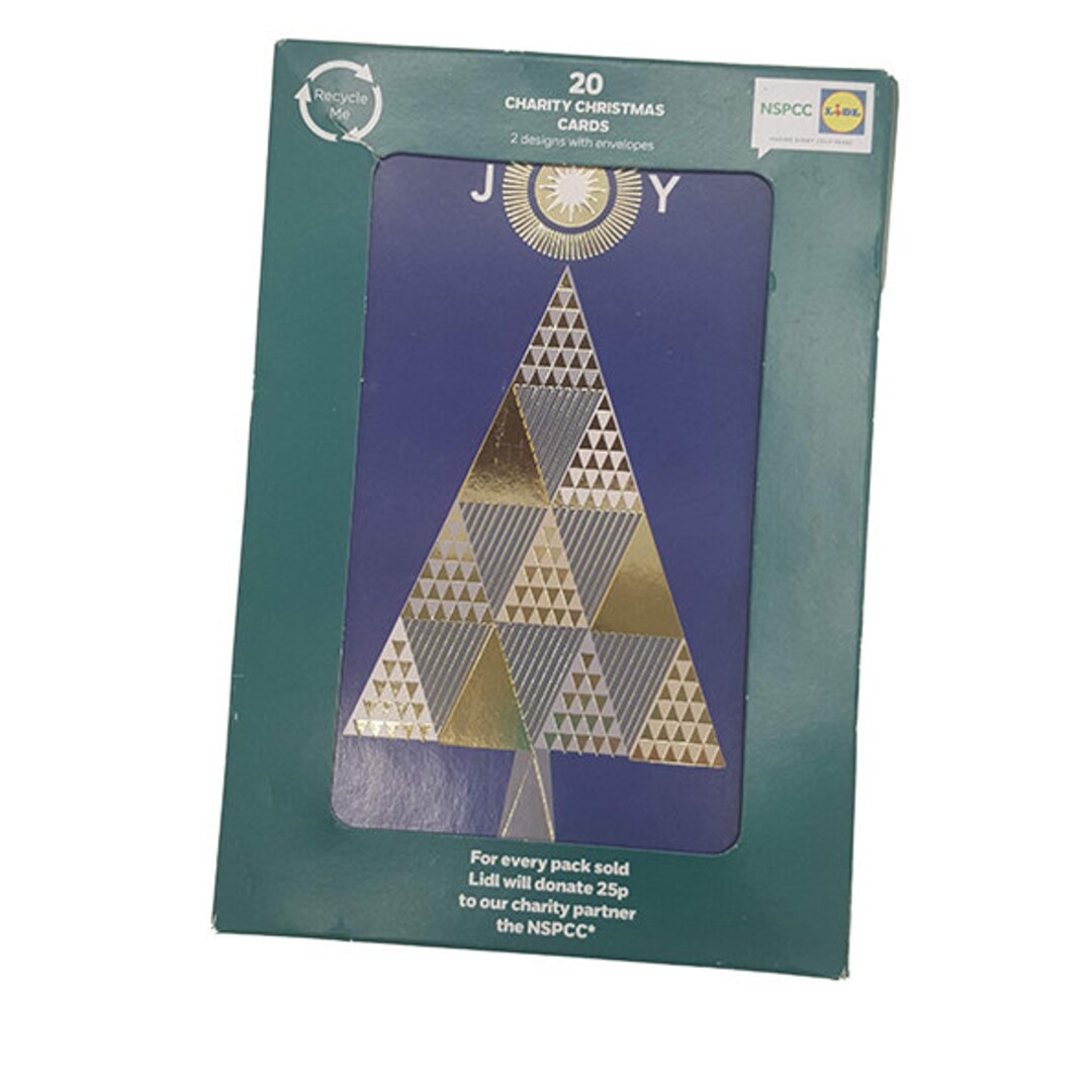 20 Christmas Cards by Lidl Christmas Tree Etsy