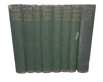 DICKENS' 全１５冊セッ革装丁 チャップマンアンドホール1880年出版 チャールズ・ディケンズの全集 - チャップマン＆ホール、1890 年頃 (8