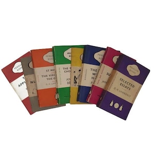 Rainbow Vintage Penguin Paperbacks - 8 Books