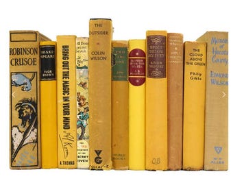 Books by the Metre: Vintage Yellow