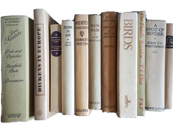 Books by the Foot: Vintage Beige