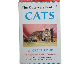 The Observer's Book of Cats by Grace Pond (#30) c.1959