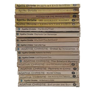 Agatha Christie Vintage Paperback Collection, c.1970 (19 Books)