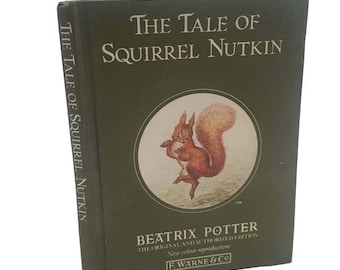 Beatrix Potter&#39;s The Tale of Squirrel Nutkin - Vintage, green cover