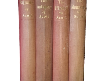 Sir Walter Scott Collected Works - A. & C. Black (4 Books)