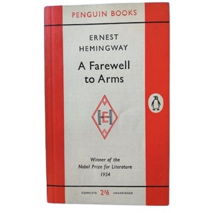 Ernest Hemingway&#39;s A Farewell To Arms - Penguin, c.1960s