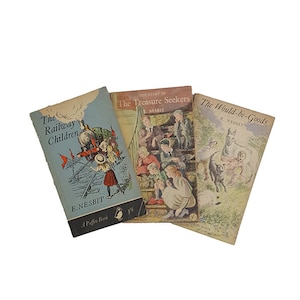E. Nesbit Collected Works - Puffin, c.1958-63 (3 Bücher)