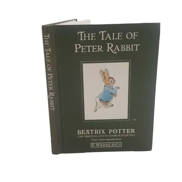 The Tale of Peter Rabbit de Beatrix Potter - vintage, couverture verte