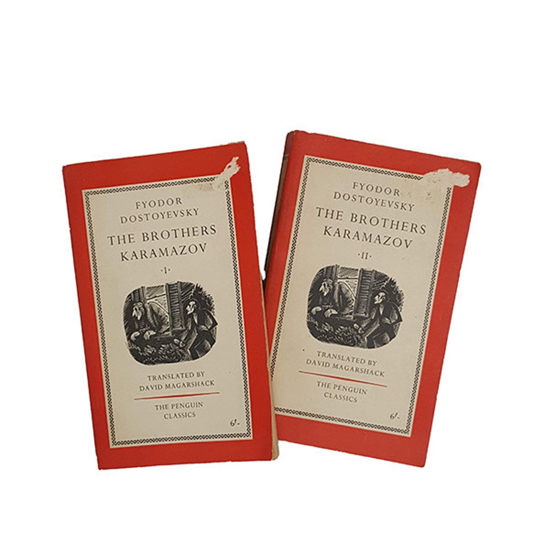 Fydor Dostoevsky's the Brothers Karamazov Penguin 1960 Etsy